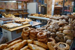 A rich selection of bread types